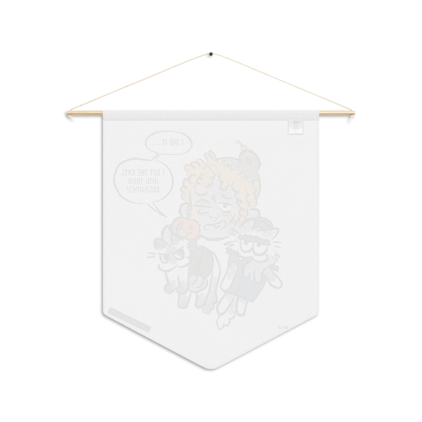 Six Chix- “Cat-astrophic Success” Wall Pennant