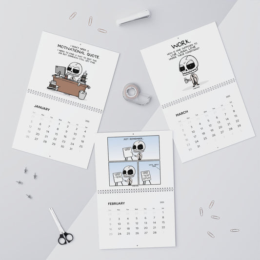 Never Been Deader 2025 Wall Calendar: A Hilariously Spooky Journey Through the Afterlife