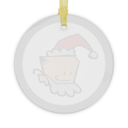 Daddy Daze "Jolly Daze" Glass Ornament