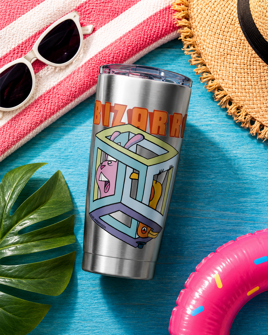Bizarro Escher Cube Tumbler