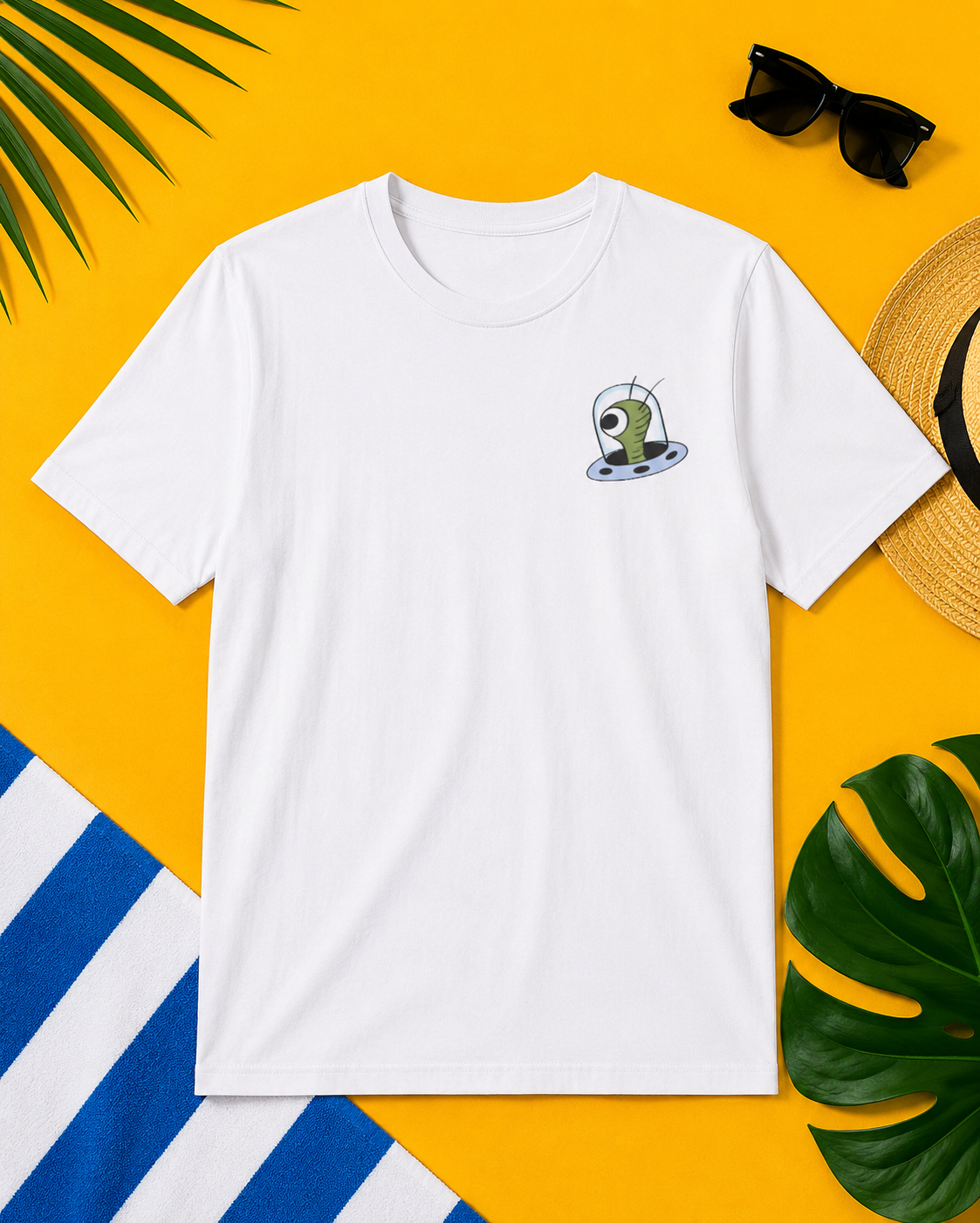 Bizarro Secret Symbol UFO Tee