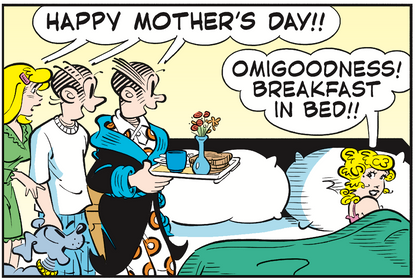 Blondie Mother’s Day Mug – “Breakfast in Bed” Edition