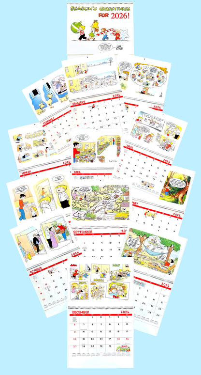 A Year of Family Circus Fun: Limited Edition 2026 Signed Calendar