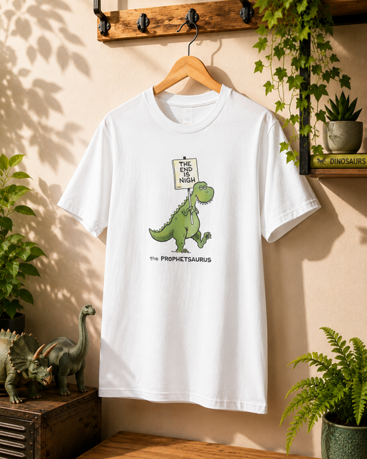 Insanity Streak “The Prophetsaurus” Comic T-Shirt