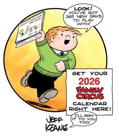 A Year of Family Circus Fun: Limited Edition 2026 Signed Calendar