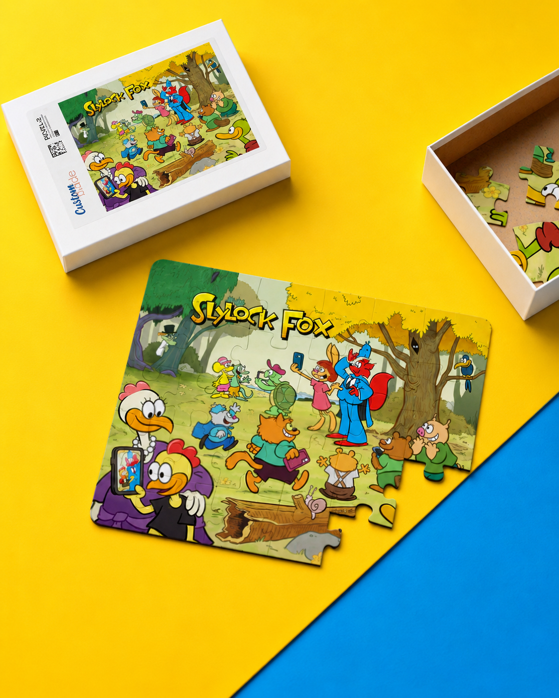 Slylock Fox 30-Piece Jigsaw Puzzle for Kids
