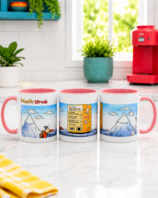 Insanity Streak “The Guru" Accent Mug