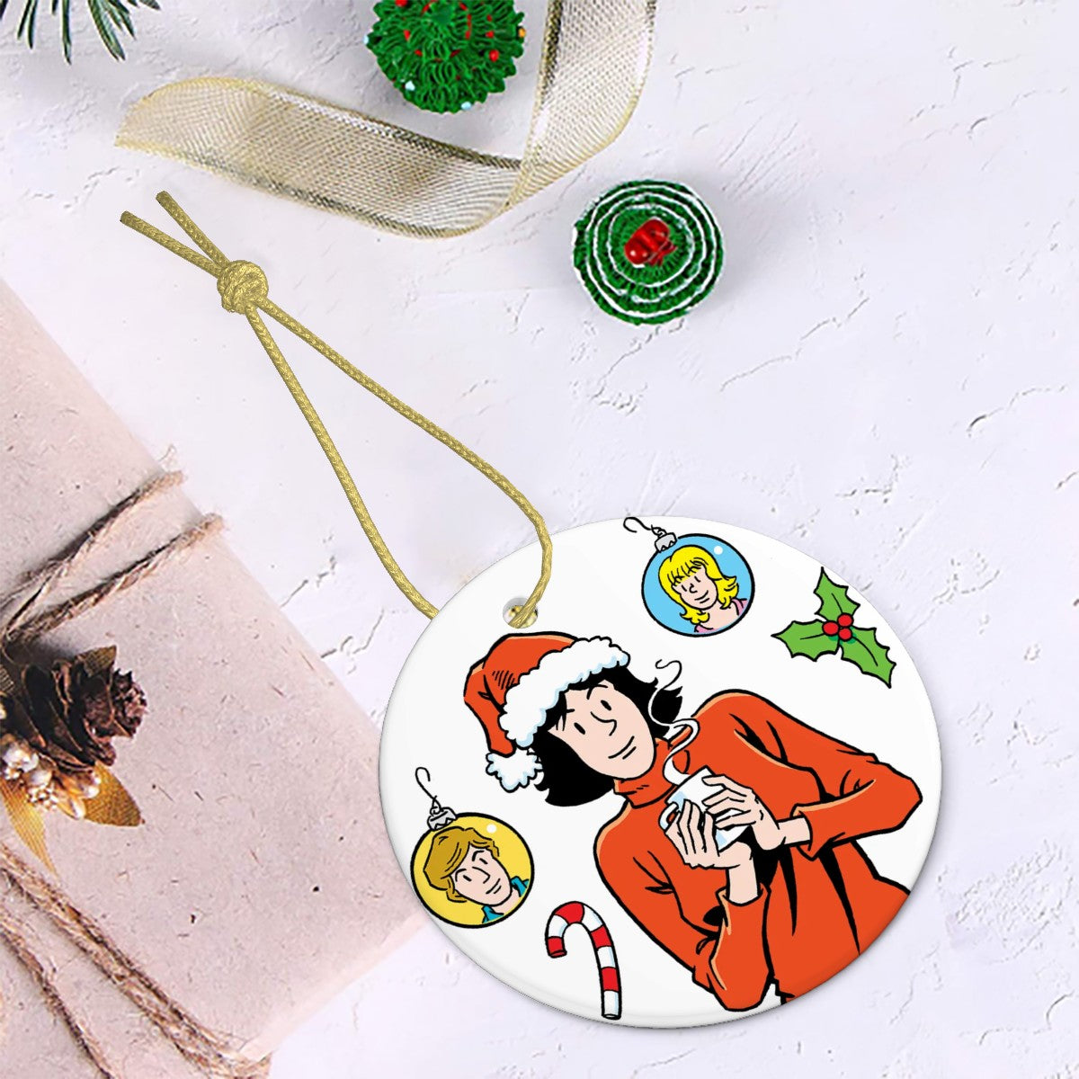 A Very Sally Christmas- Sally Forth Ceramic Ornament