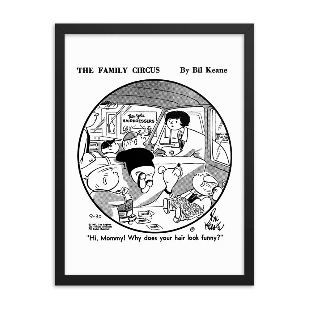 Family Circus 1967-09-30 Framed Poster