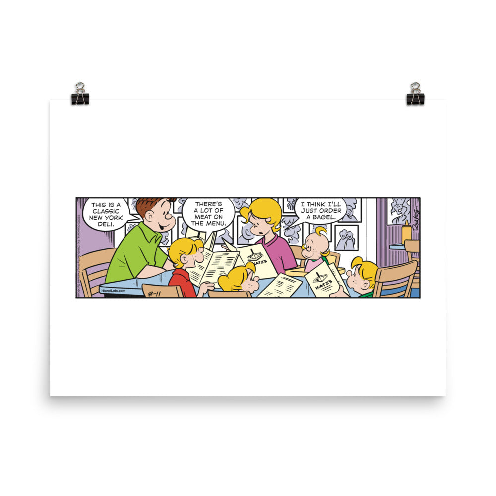 Hi and Lois 2023-08-11 Photo Paper Poster