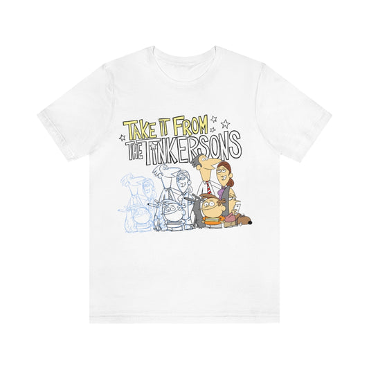 TAKE IT FROM THE TINKERSONS Unisex Sketch Tee