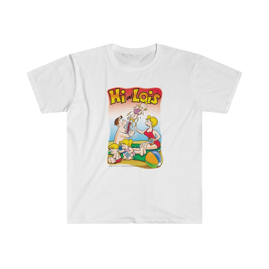 Hi and Lois Family Beach Day Unisex Softstyle T-Shirt
