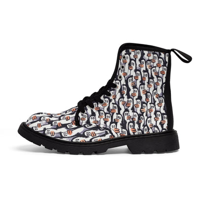 Macanudo Penguins Women's Canvas Boots