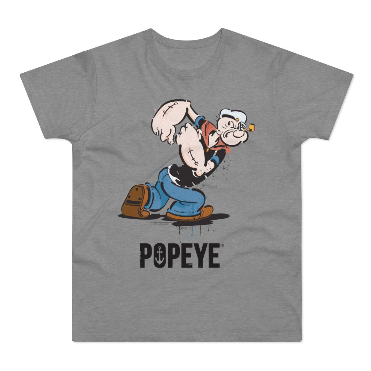 POPEYE Jersey Heather Grey T-shirt