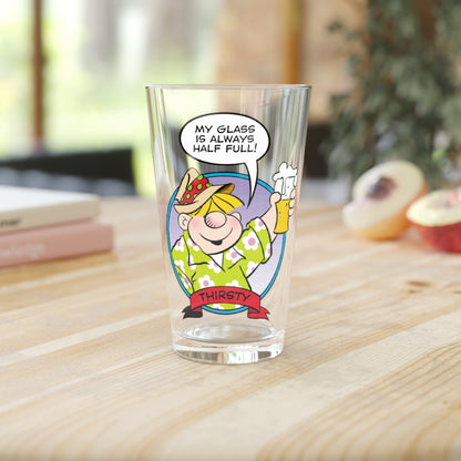 Hi and Lois Thirsty Pint Glass