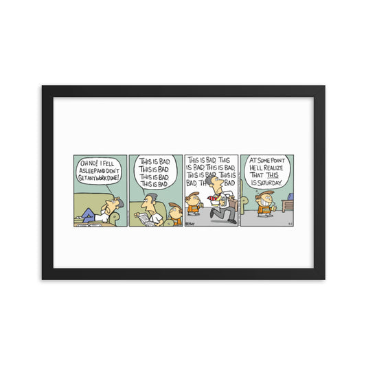 TAKE IT FROM THE TINKERSONS 2013-04-01 Bill Bettwy Creator Collection Framed Print