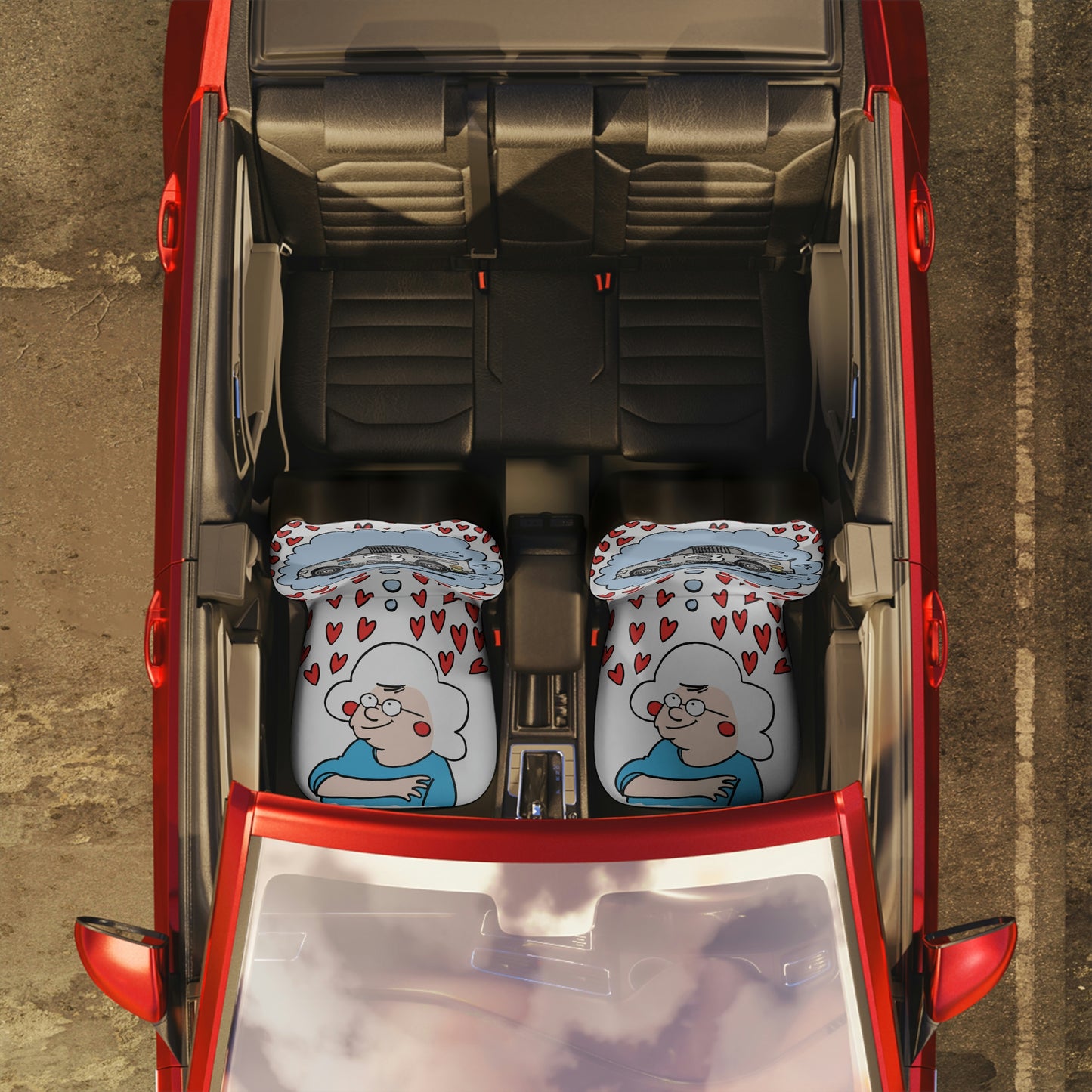 GEARHEAD GERTIE 'Sweetheart 3' Car Seat Covers