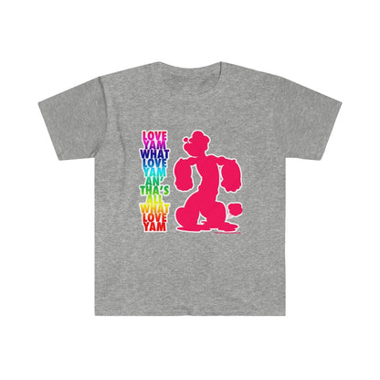 Popeye LGBTQIA+ Pride "Love Yam" Unisex Softstyle T-Shirt