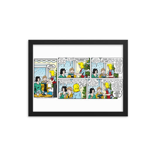 Sally Forth “Christmas Cookies” Framed Print