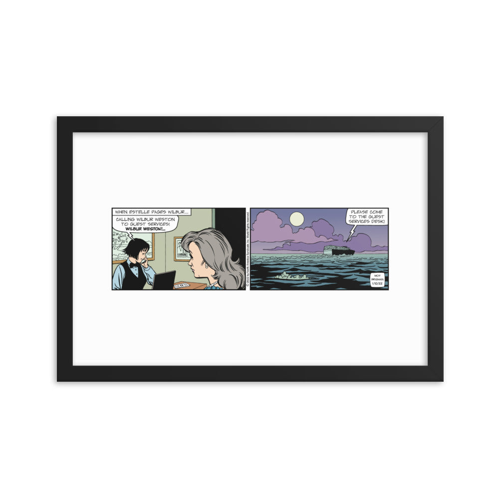 Mary Worth 2022-01-10 Framed Poster