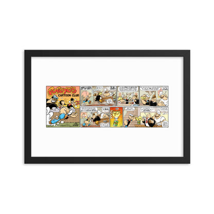 Popeye's Cartoon Club 2019-03-03 Framed Poster