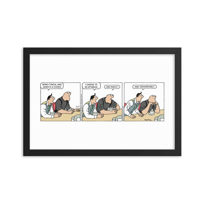 Pros and Cons 2023-02-27 Framed Poster