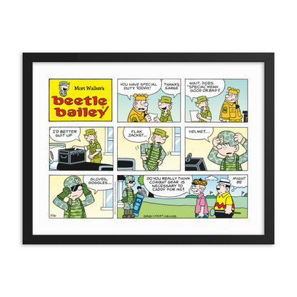 Beetle Bailey Framed Poster