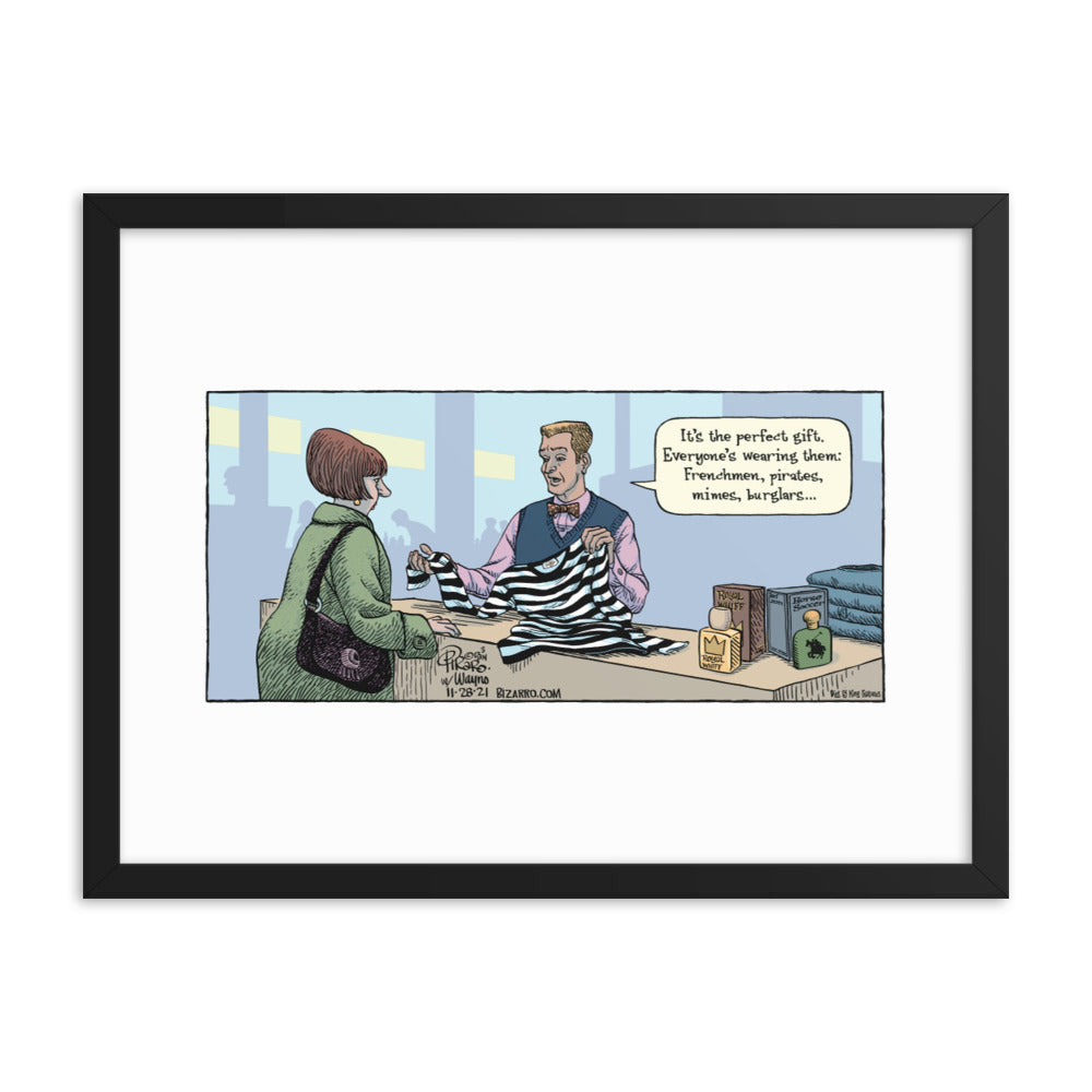 Bizarro “The Perfect Gift” Framed Print