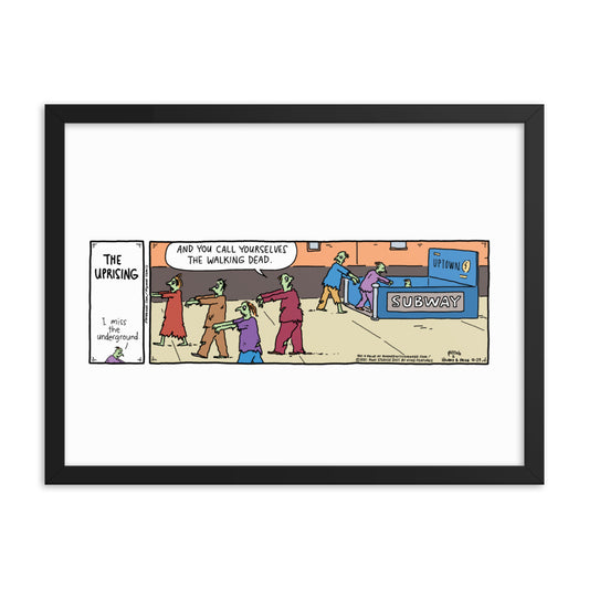Rhymes With Orange “The Uprising” Framed Print