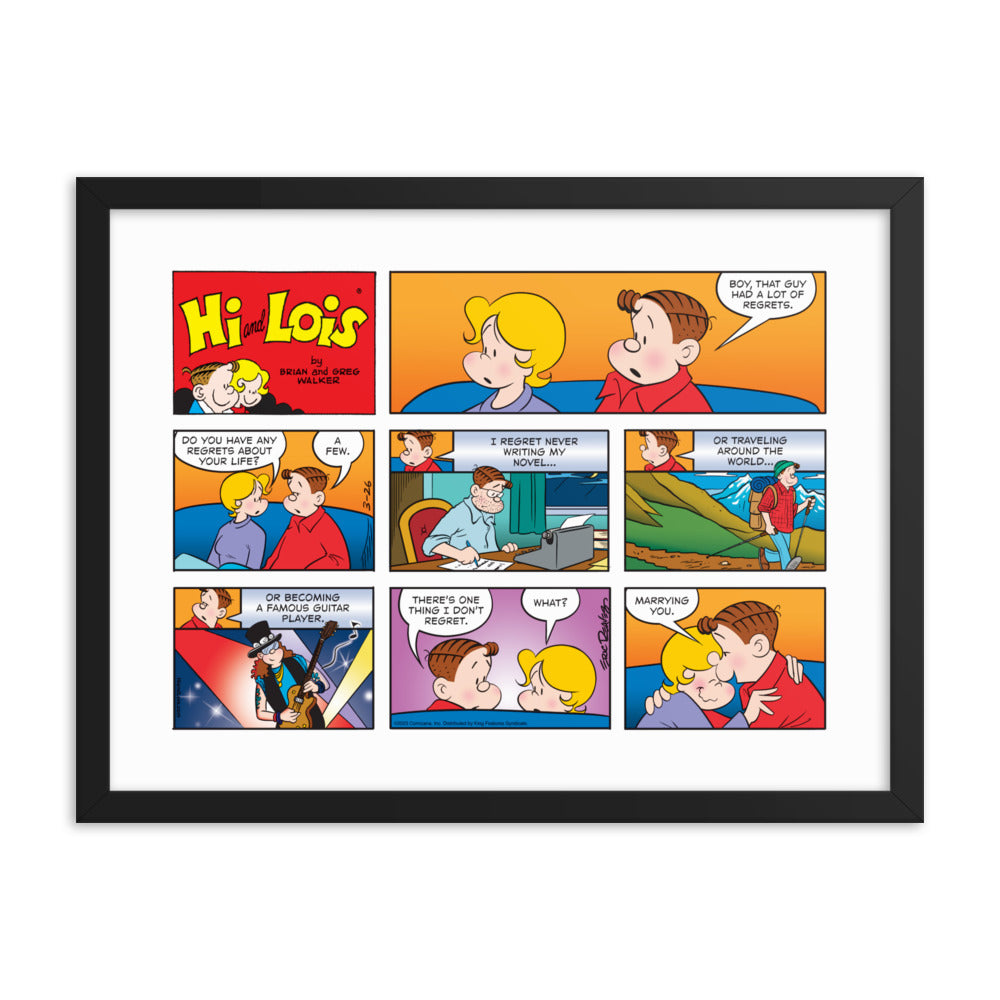 Hi and Lois 2023-03-26 Framed Poster