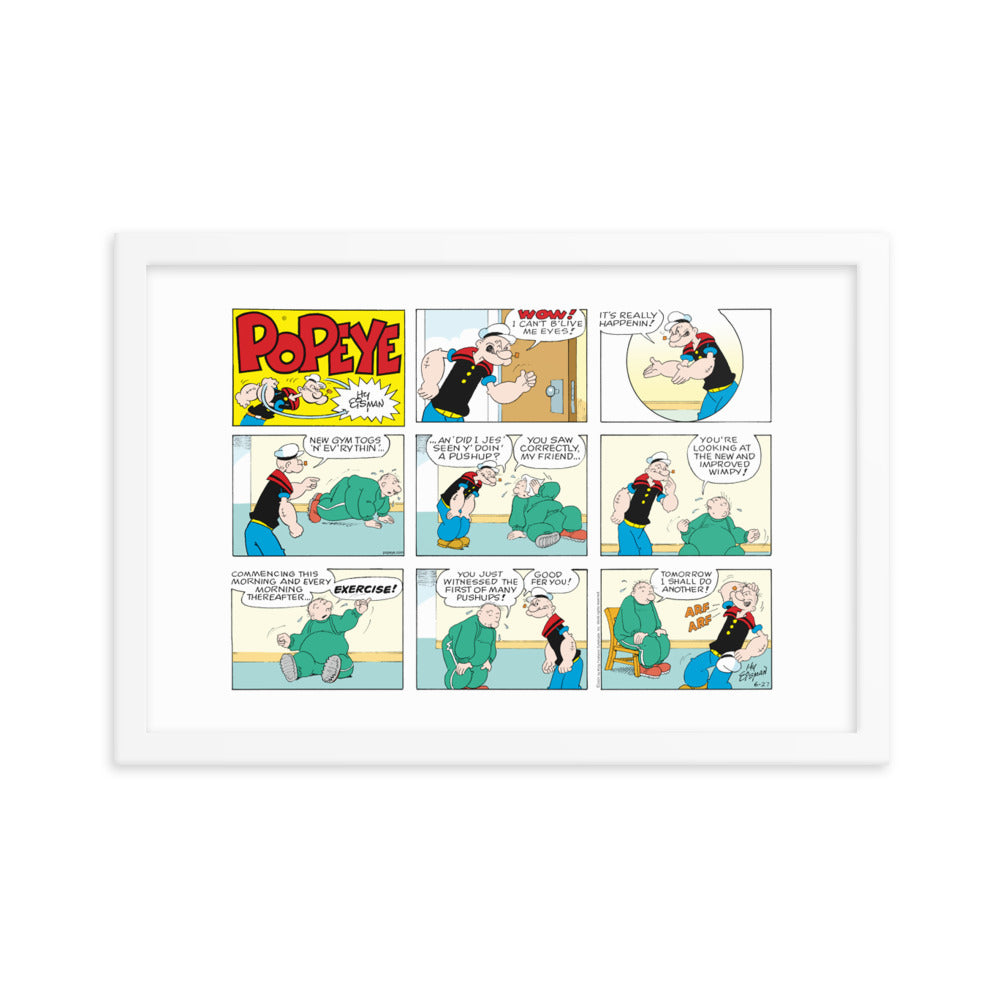 Popeye Framed Poster