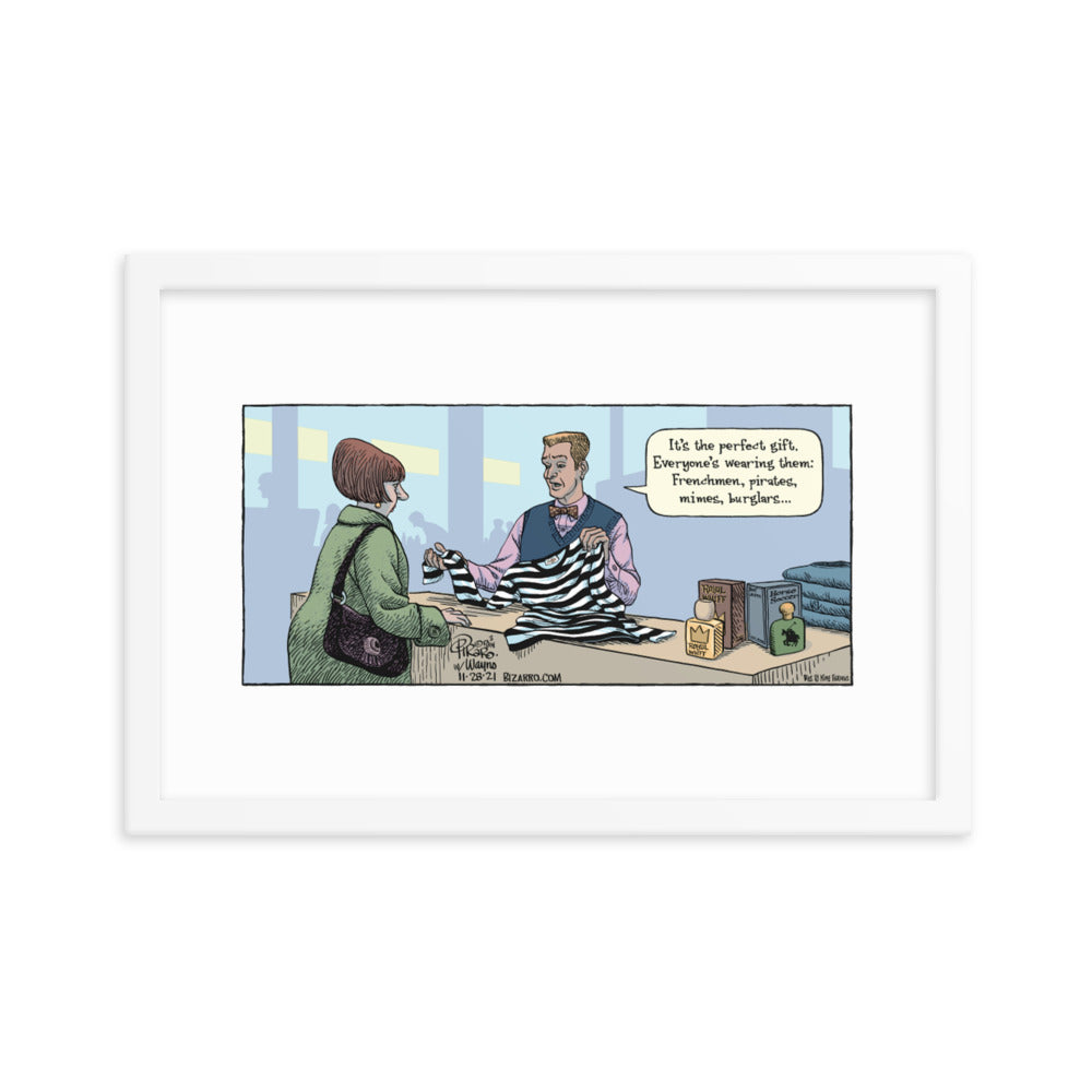 Bizarro “The Perfect Gift” Framed Print