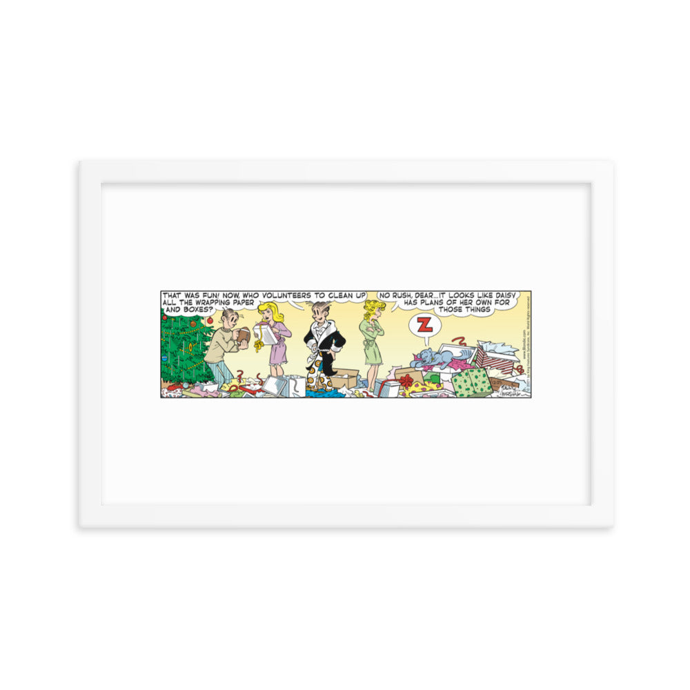 Blondie “Christmas Morning” Framed Print