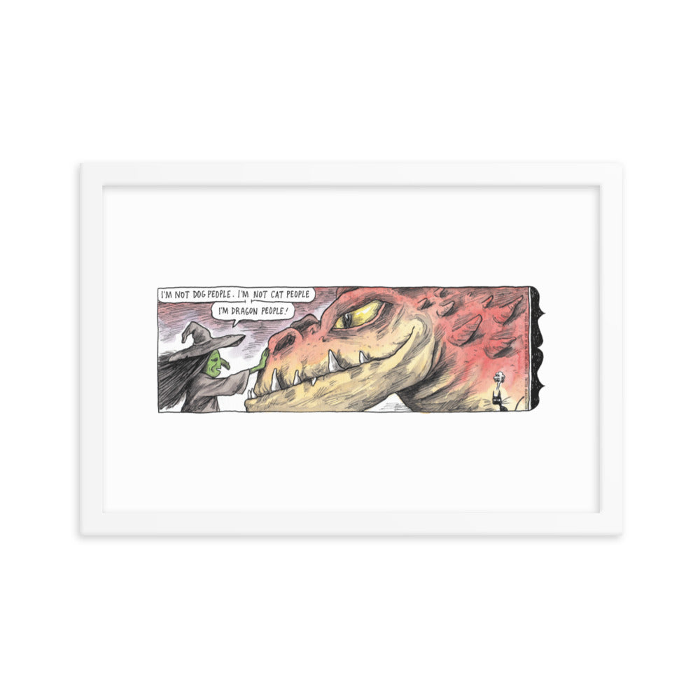 Macanudo “Dragon People” Framed Print