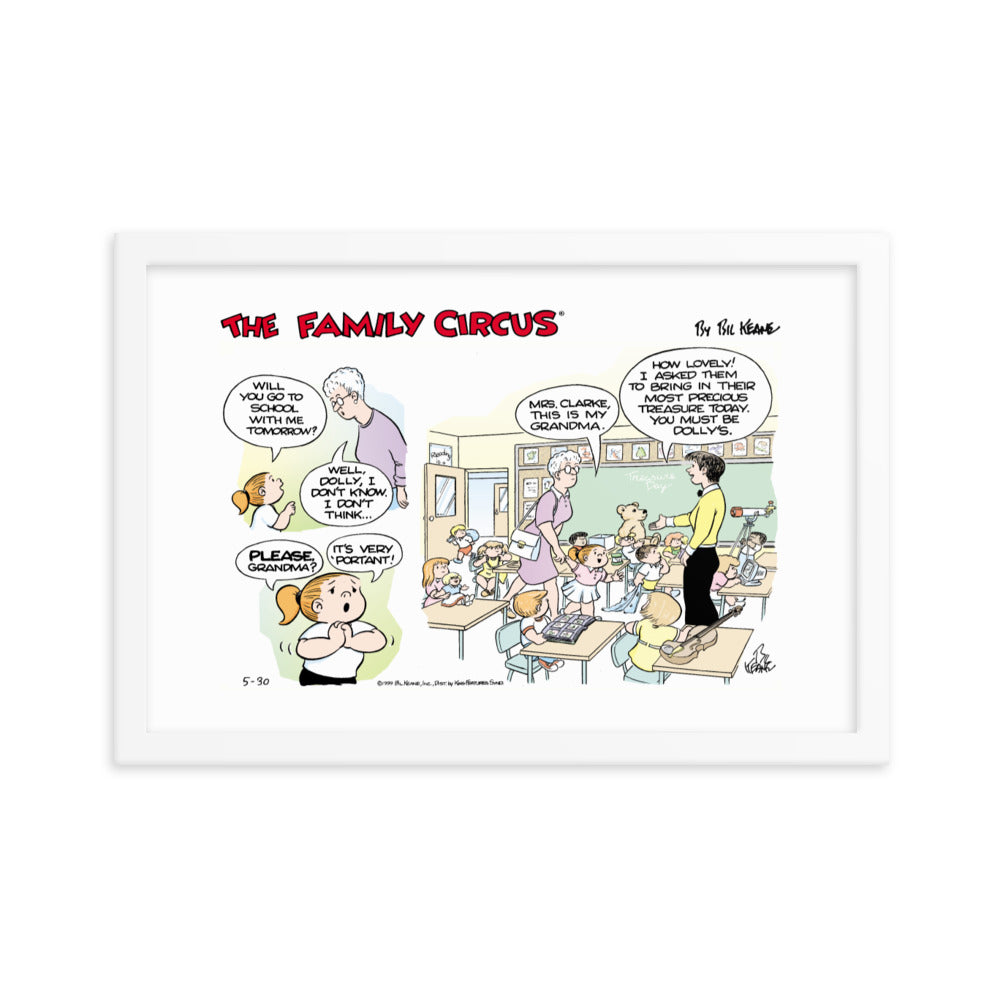Family Circus 1999-05-30 Framed Poster