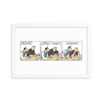 Pros and Cons 2023-02-27 Framed Poster