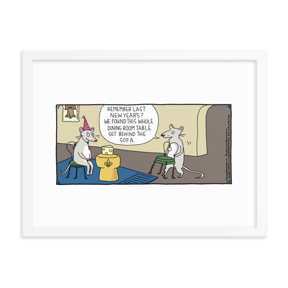 Rhymes With Orange “Last New Year’s” Framed Print