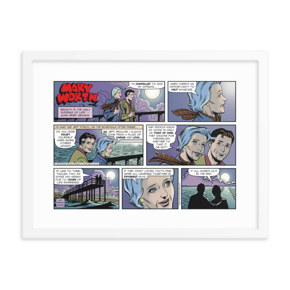 Mary Worth 2022-10-02 Framed Poster