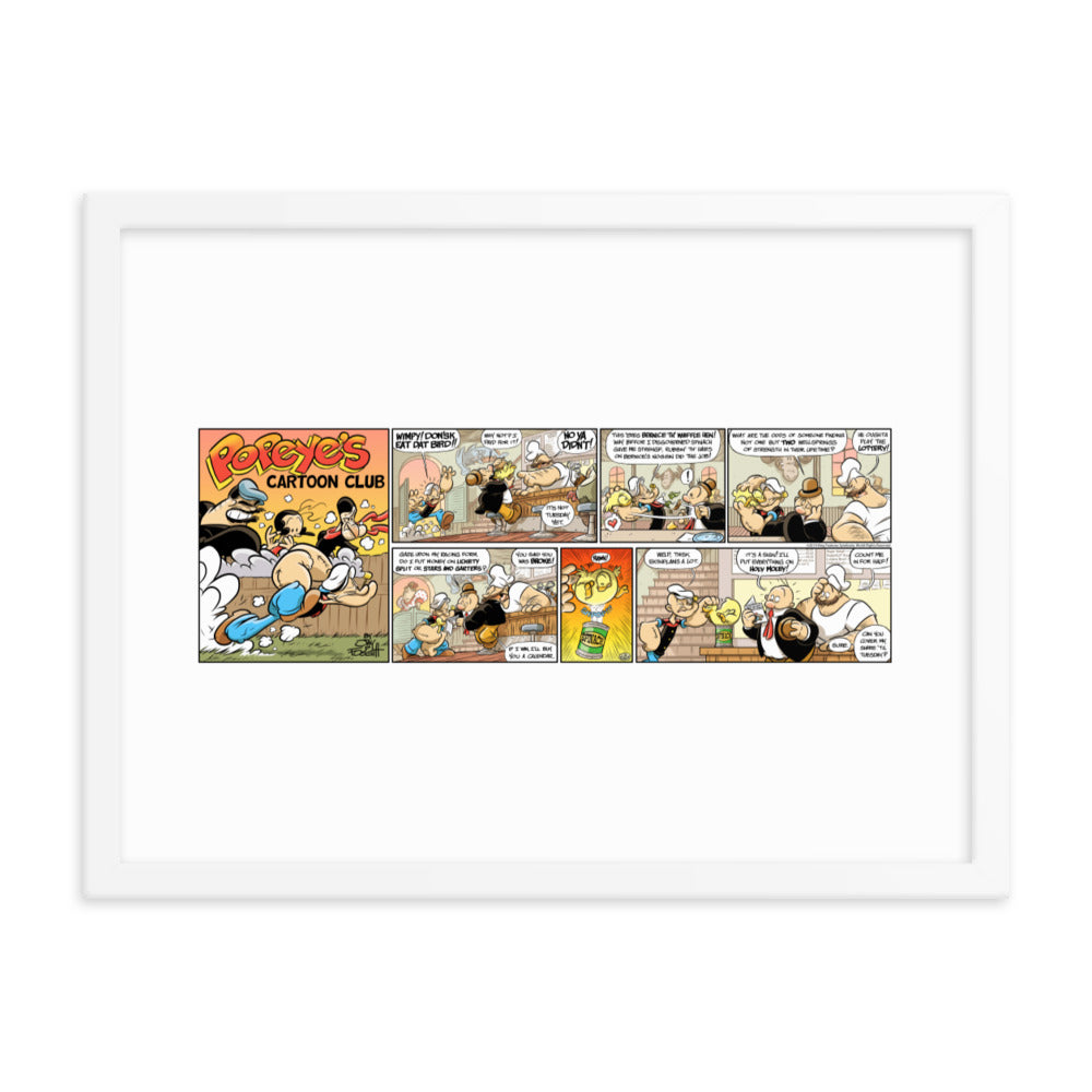 Popeye's Cartoon Club 2019-03-03 Framed Poster