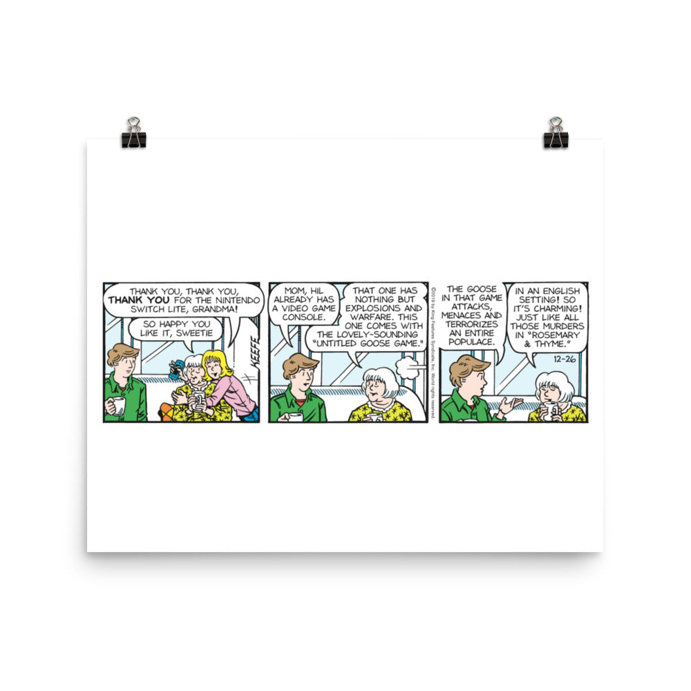 Sally Forth Photo paper poster