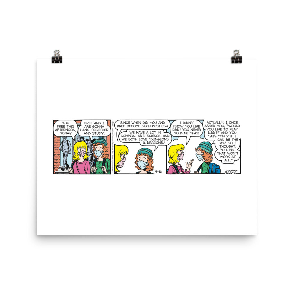 Sally Forth 2021-09-16 Photo Paper Poster