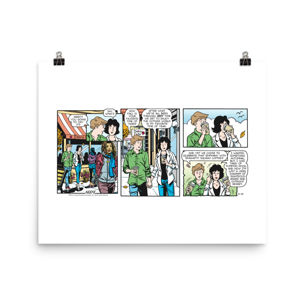 Sally Forth 2021-09-19 Photo Paper Poster