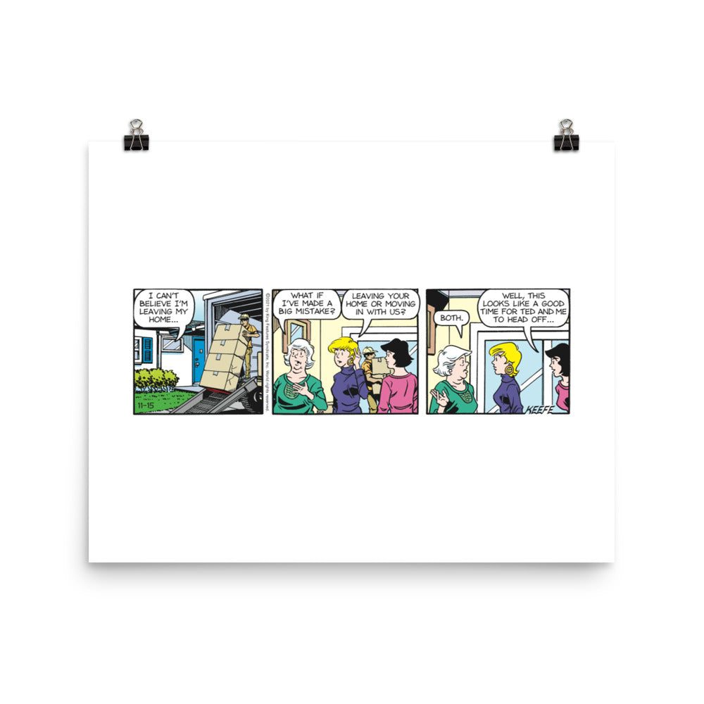 Sally Forth 2021-11-15 Photo Paper Poster