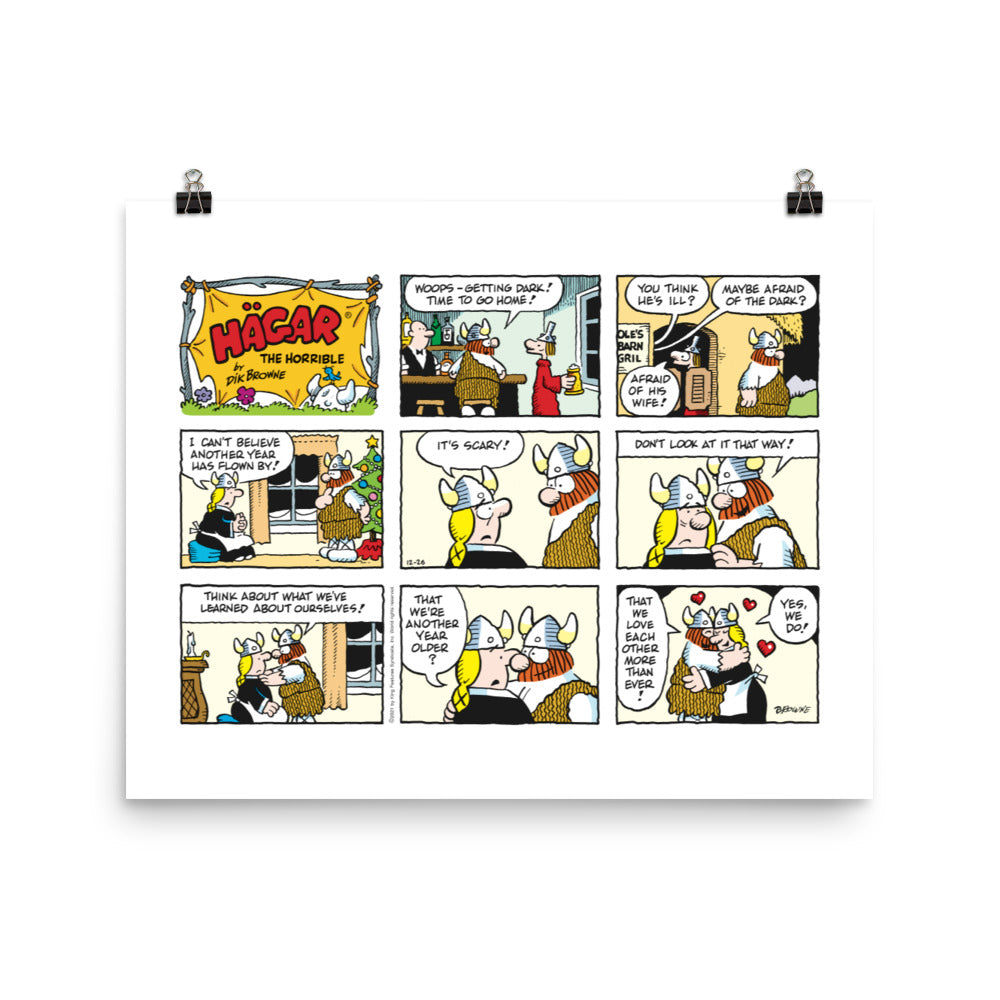 Hagar the Horrible “Another Year Has Flown By” Poster