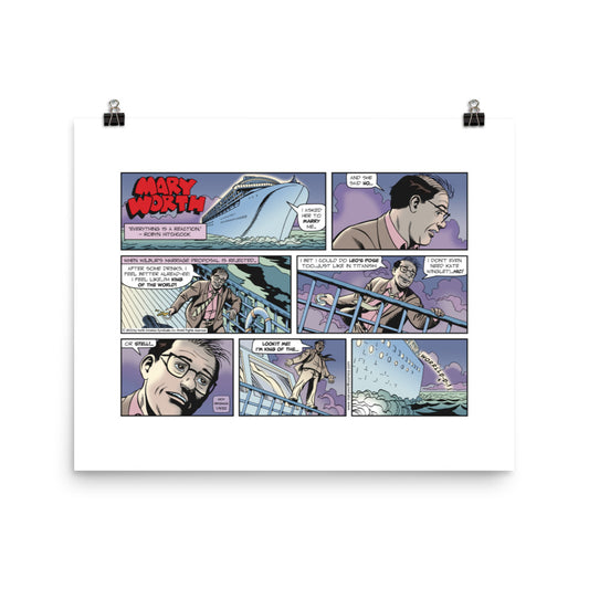 Mary Worth 2022-01-09 Photo Paper Poster