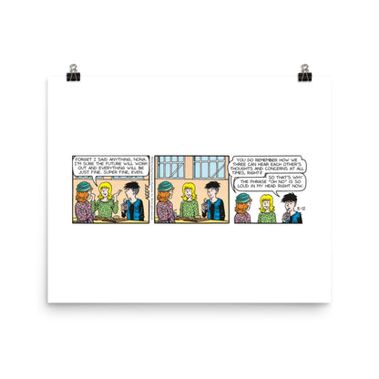 Sally Forth 2022-03-12 Photo Paper Poster