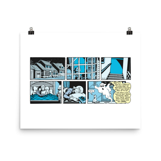 Sally Forth “Ghost in the House” Poster