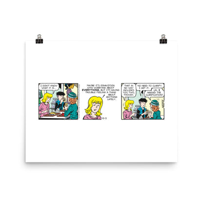 Sally Forth 2022-10-05 Photo Paper Poster