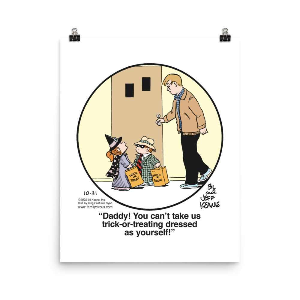 Family Circus “Dressed as Yourself” Poster