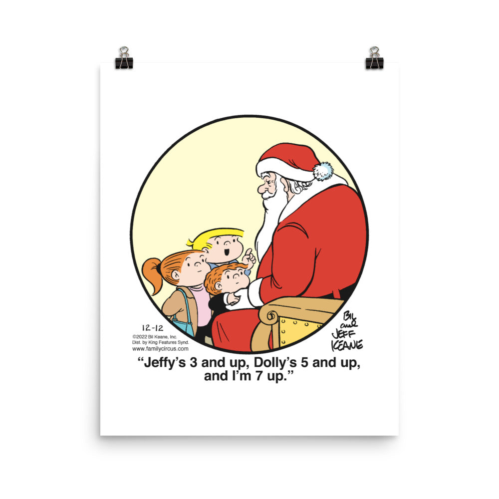 Family Circus “Jeffy’s 3 and Up” Poster